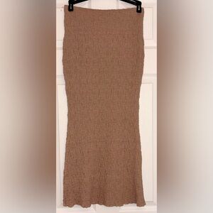 NWT Ava & Ever Mocha Lennox Midi Skirt Womens size 10
